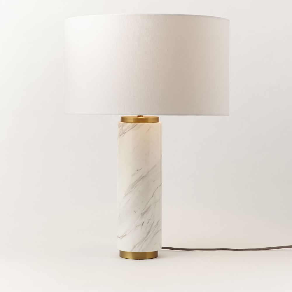 marble bedside lamp