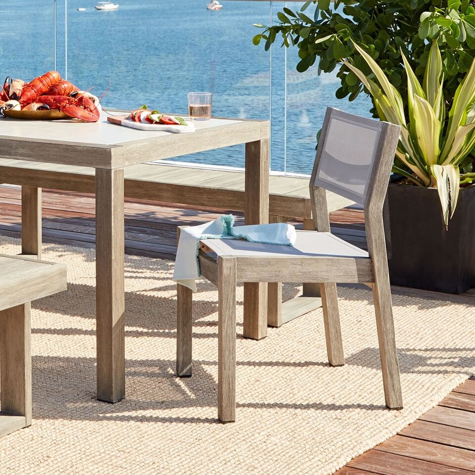 Portside Outdoor Textilene Dining Chair west elm Australia