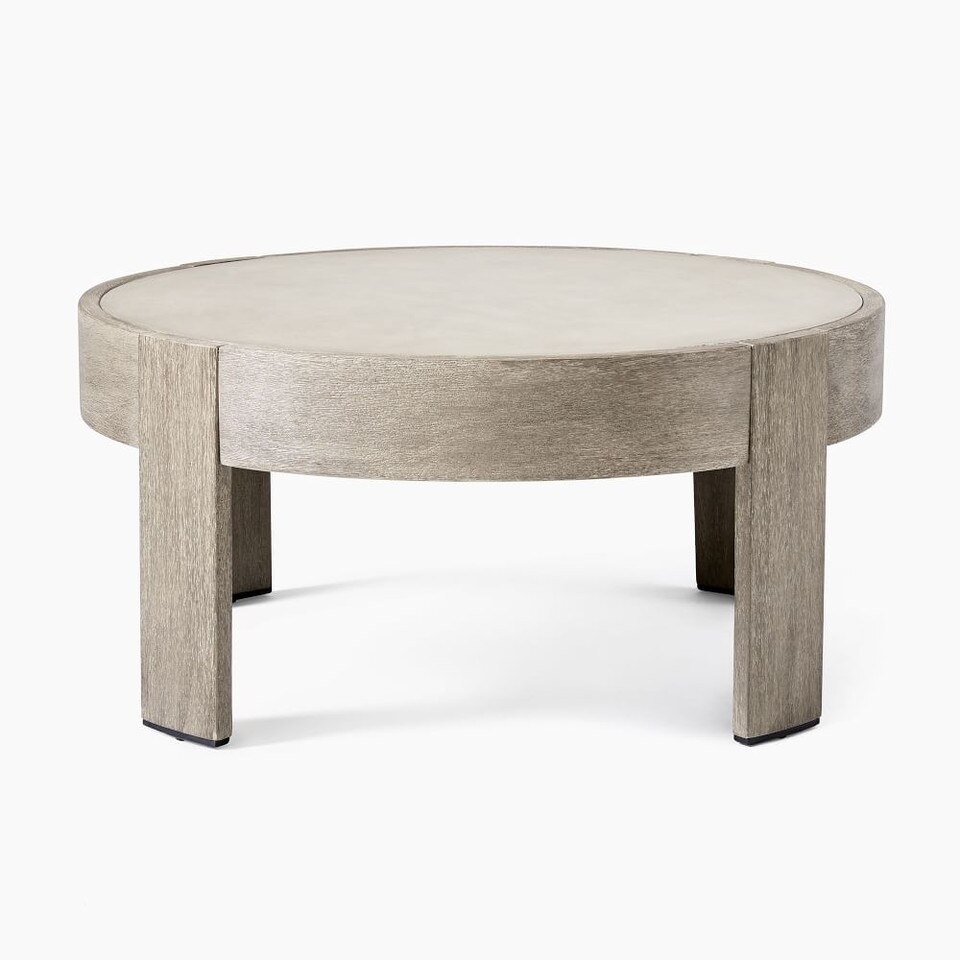 Portside Outdoor Round Coffee Table (87 cm)