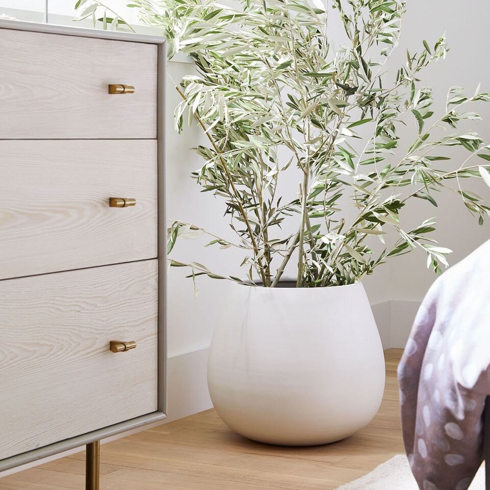 Pure White Ceramic Planters