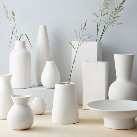Pure White Ceramic Vases West Elm Australia