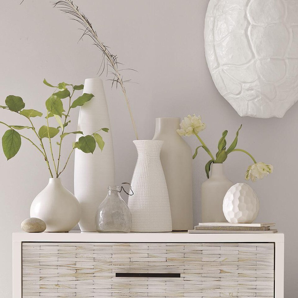 Pure White Ceramic Vases west elm Australia