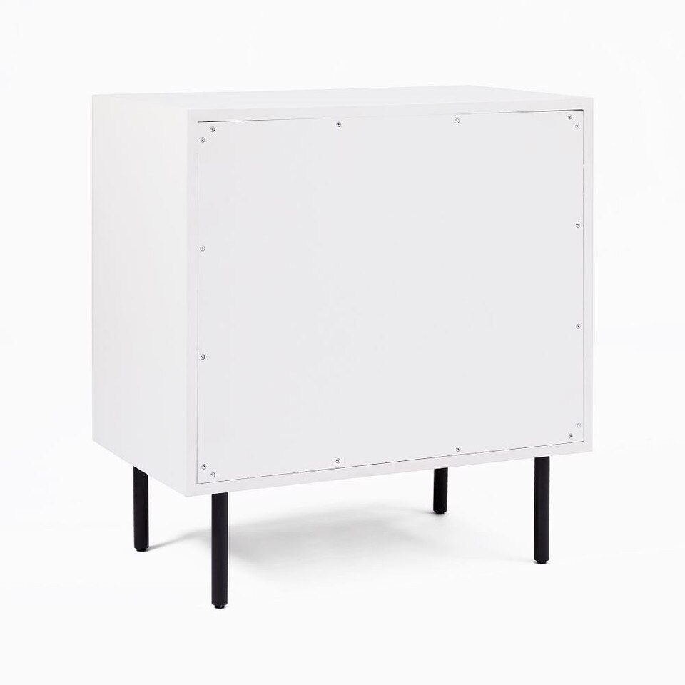 Quinn Closed 3-Drawer Bedside Table (71 cm)