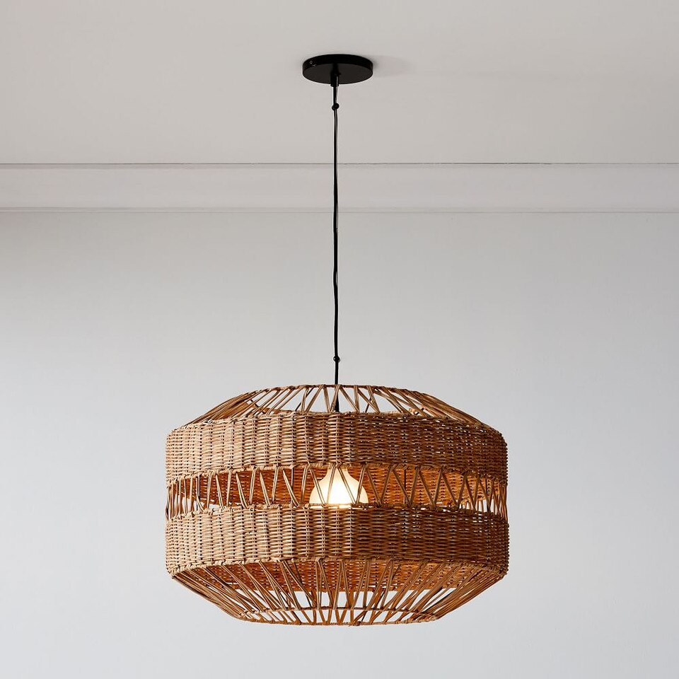 Rattan Weave Pendant | west elm Australia