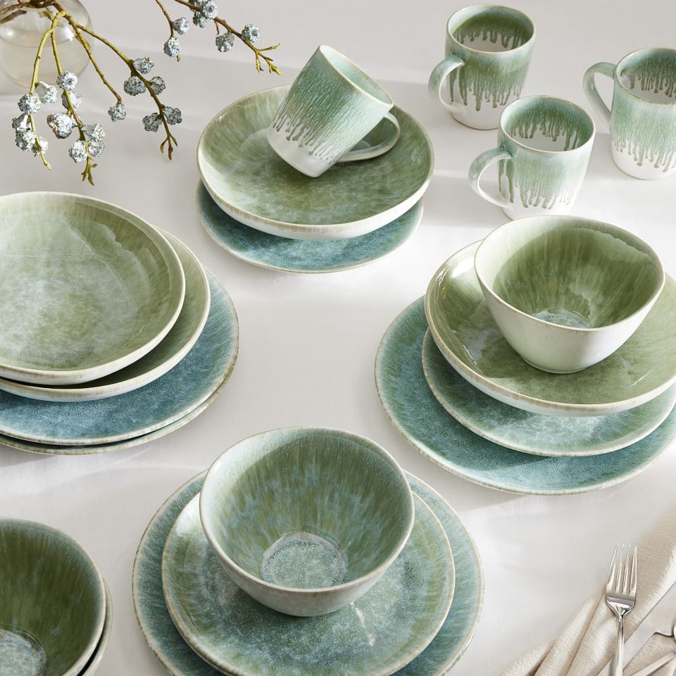 Reactive Glaze Stoneware Dinnerware Sets