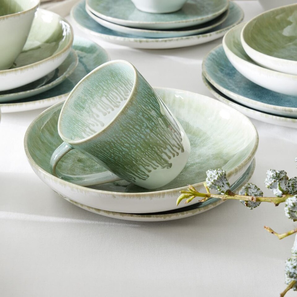 Reactive Glaze Stoneware Dinnerware Sets