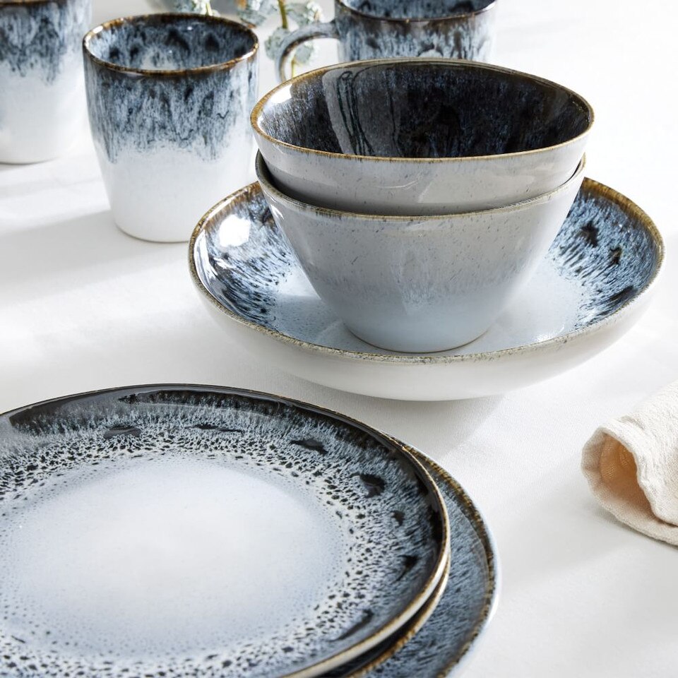 Reactive Glaze Stoneware Dinnerware Sets