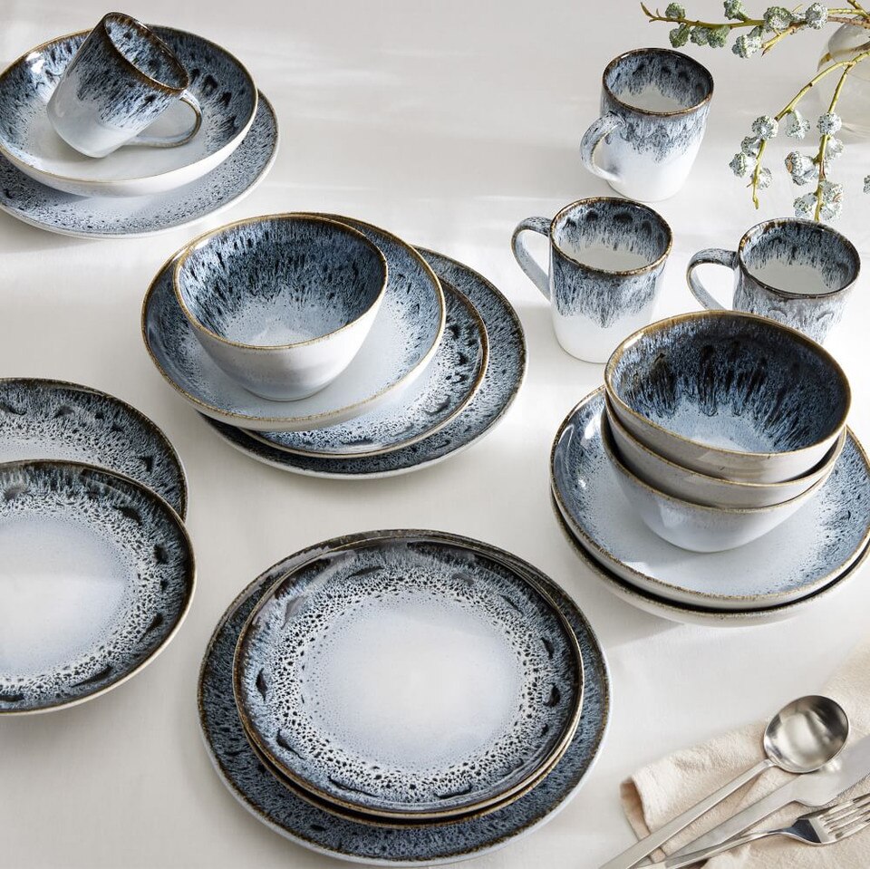 Reactive Glaze Stoneware Dinnerware Sets