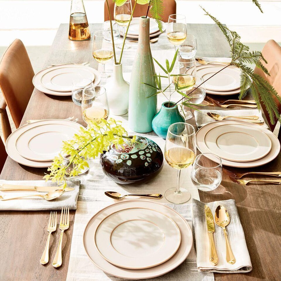 Reactive Glaze Vases - White