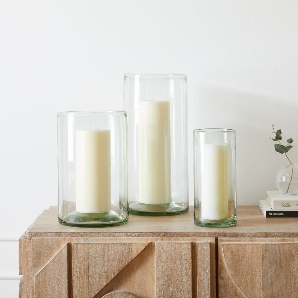 Pure Recycled Glass Hurricanes