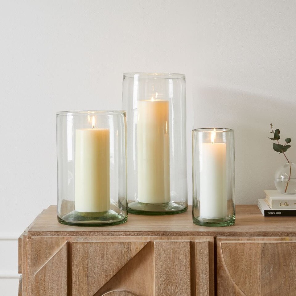 Pure Recycled Glass Hurricanes