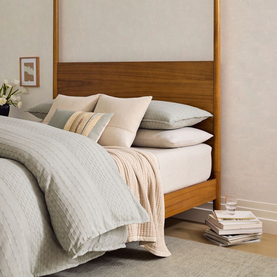 Reese Linen Cotton Quilt Cover & Pillowcases