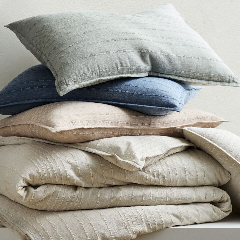 Reese Linen Cotton Quilt Cover & Pillowcases