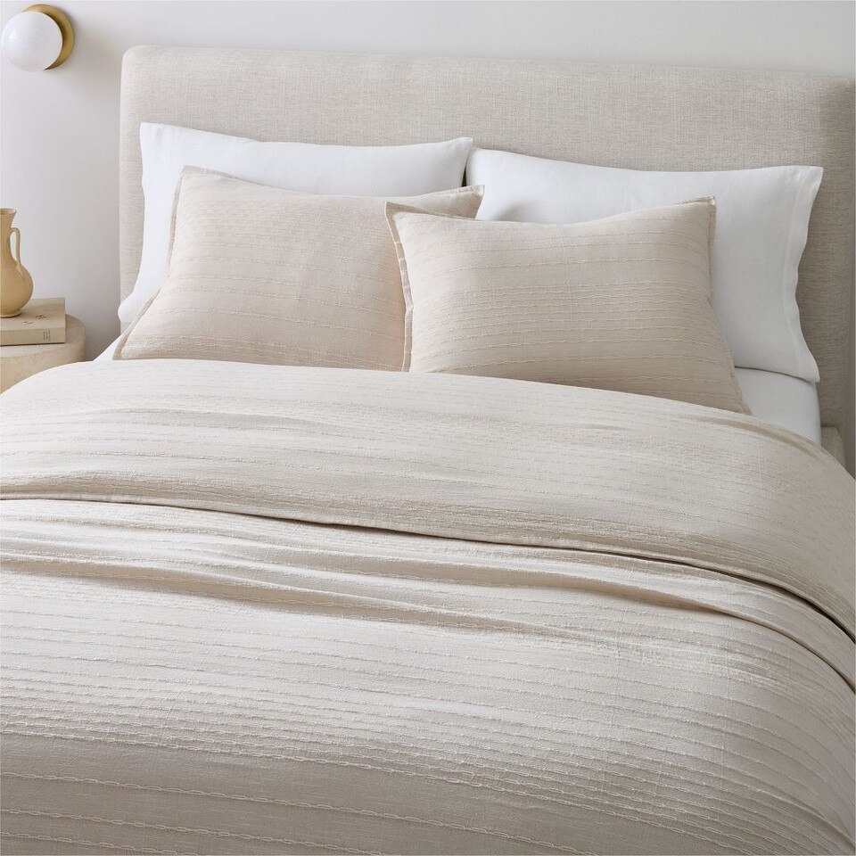 Reese Linen Cotton Quilt Cover & Pillowcases