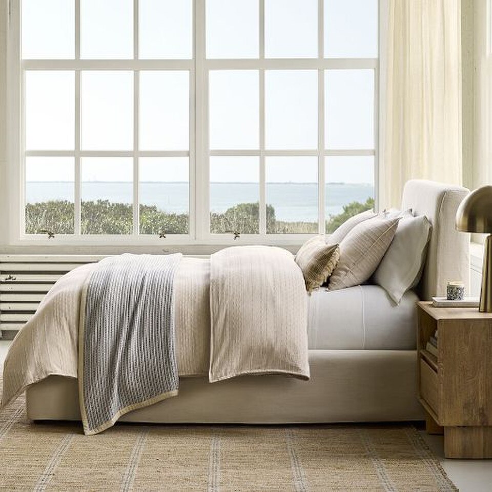 Reese Linen Cotton Quilt Cover & Pillowcases