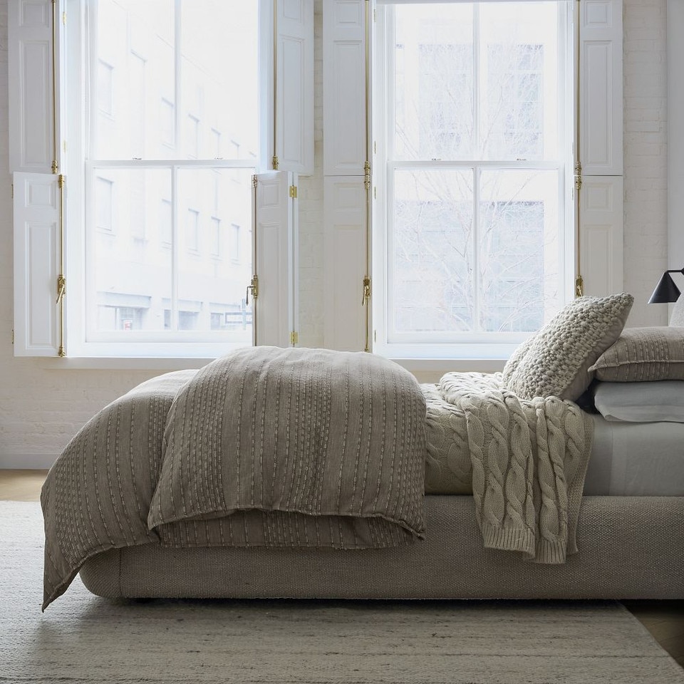 Reese Linen Cotton Quilt Cover & Pillowcases