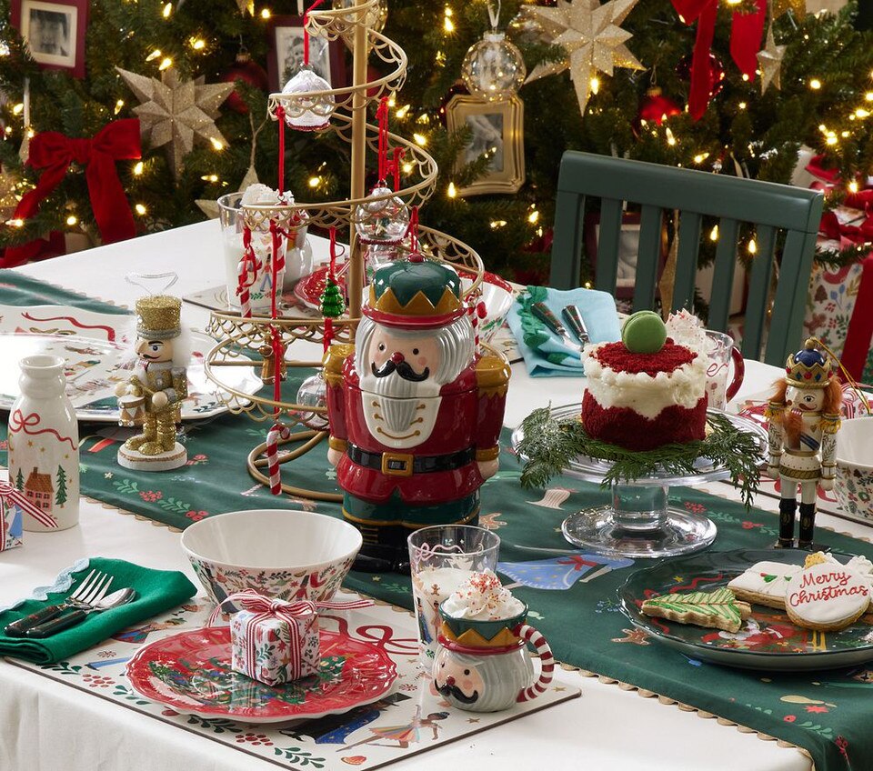 Pottery Barn Kids Rifle Paper Co. Christmas Nutcracker Cork Placemat