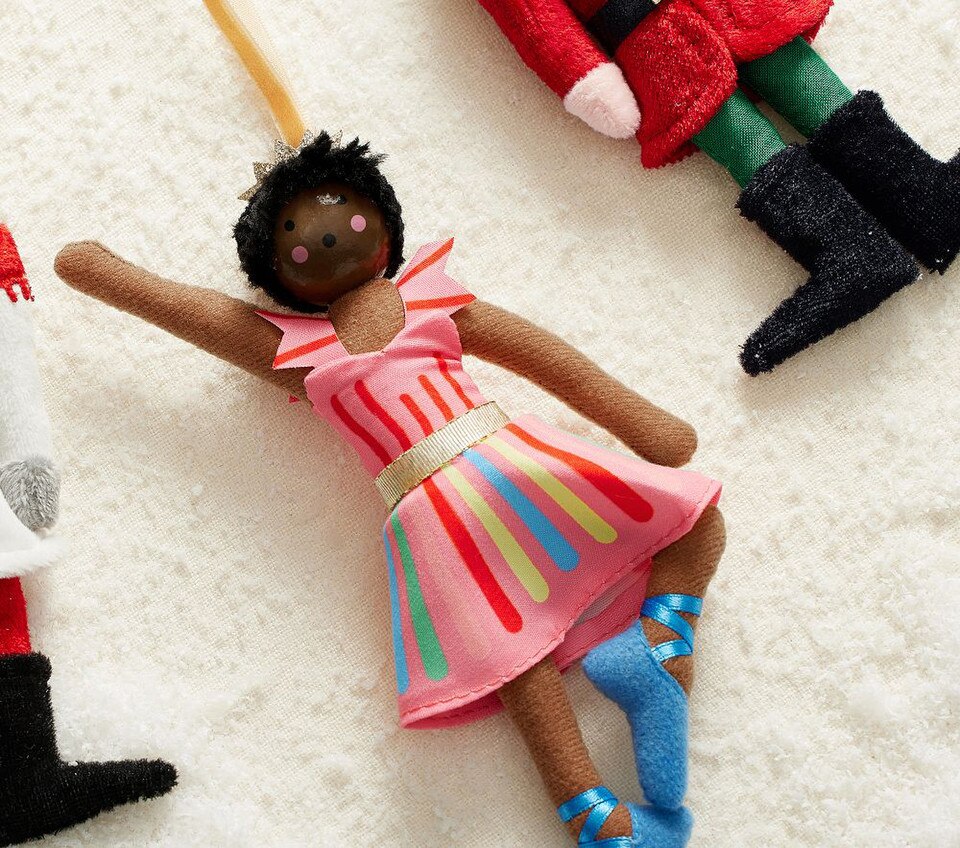 Pottery Barn Kids Rifle Paper Co. The Nutcracker Ornament, Set of 4
