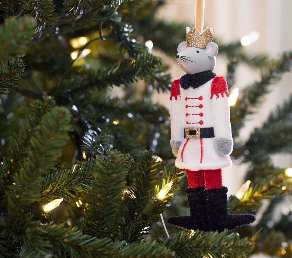 Pottery Barn Kids Rifle Paper Co. The Nutcracker Ornament, Set of 4