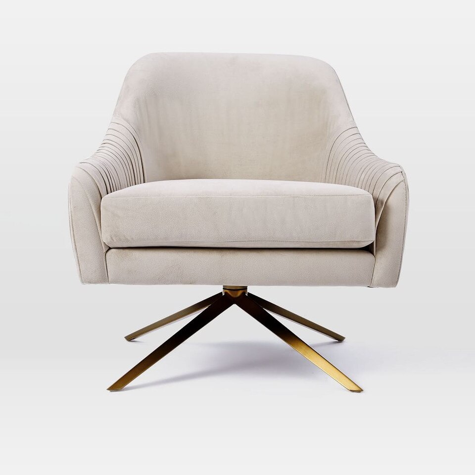 Roar & Rabbit™ Pleated Swivel Chair