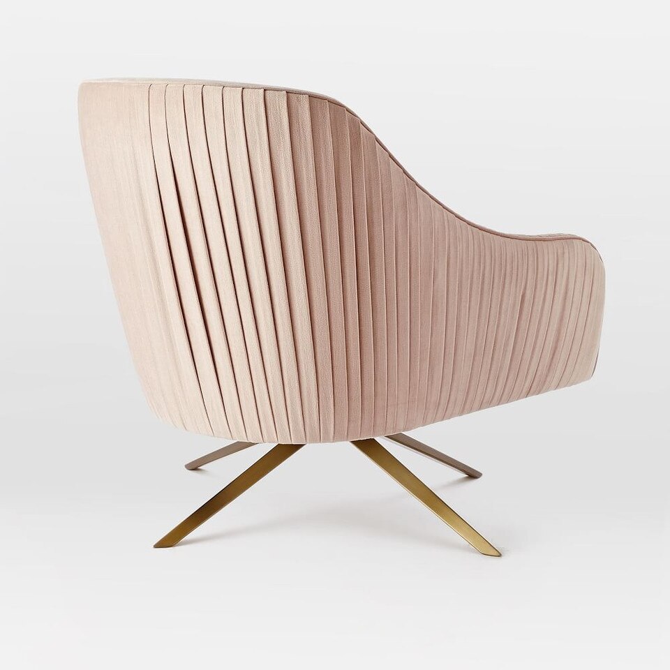 Roar & Rabbit™ Pleated Swivel Chair