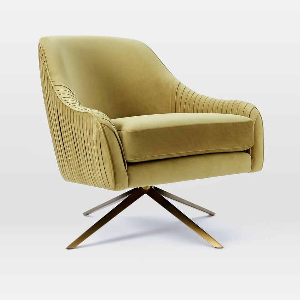 Roar & Rabbit™ Pleated Swivel Chair