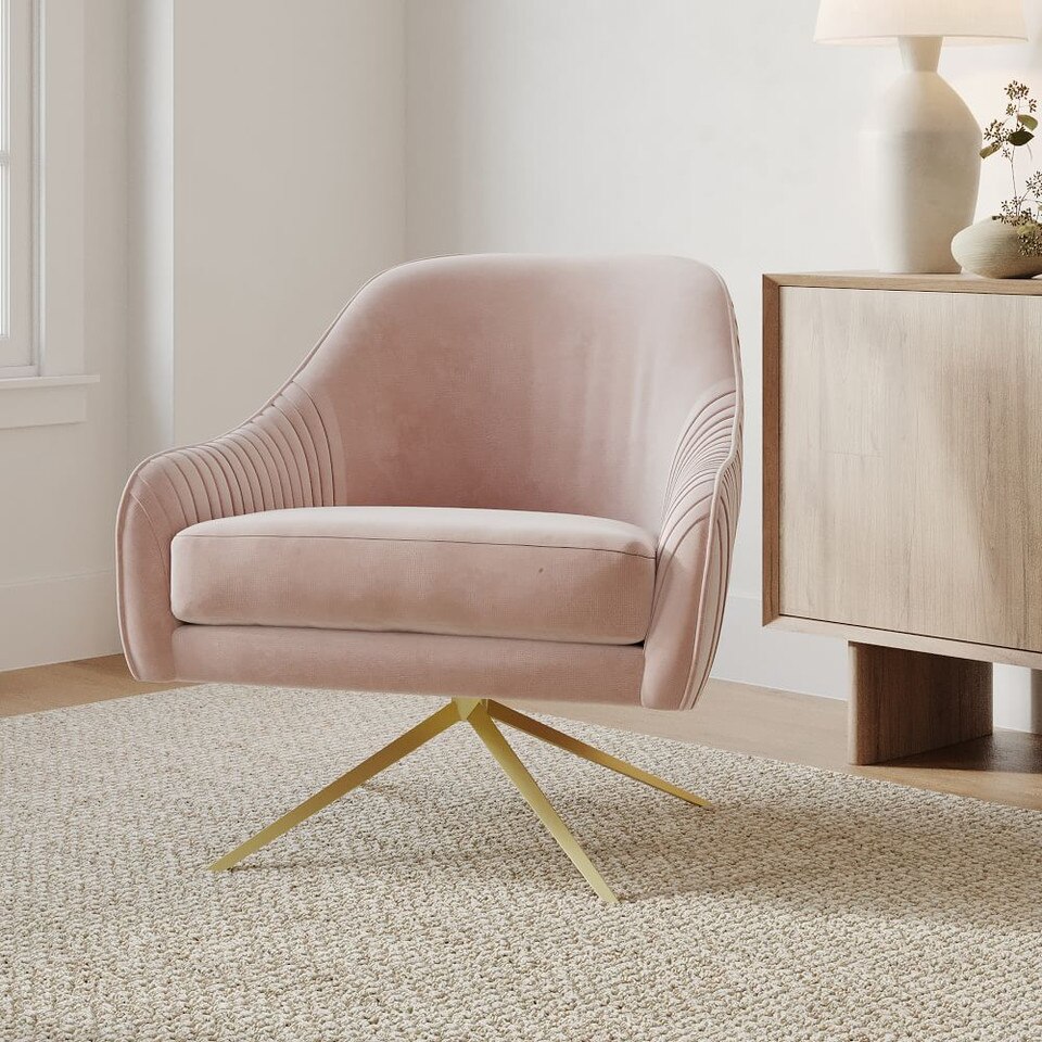 Roar & Rabbit™ Pleated Swivel Chair