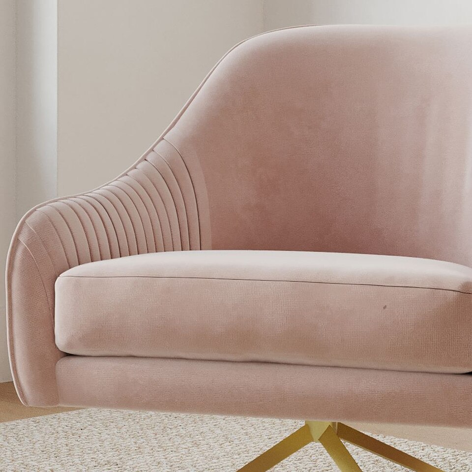 Roar & Rabbit™ Pleated Swivel Chair
