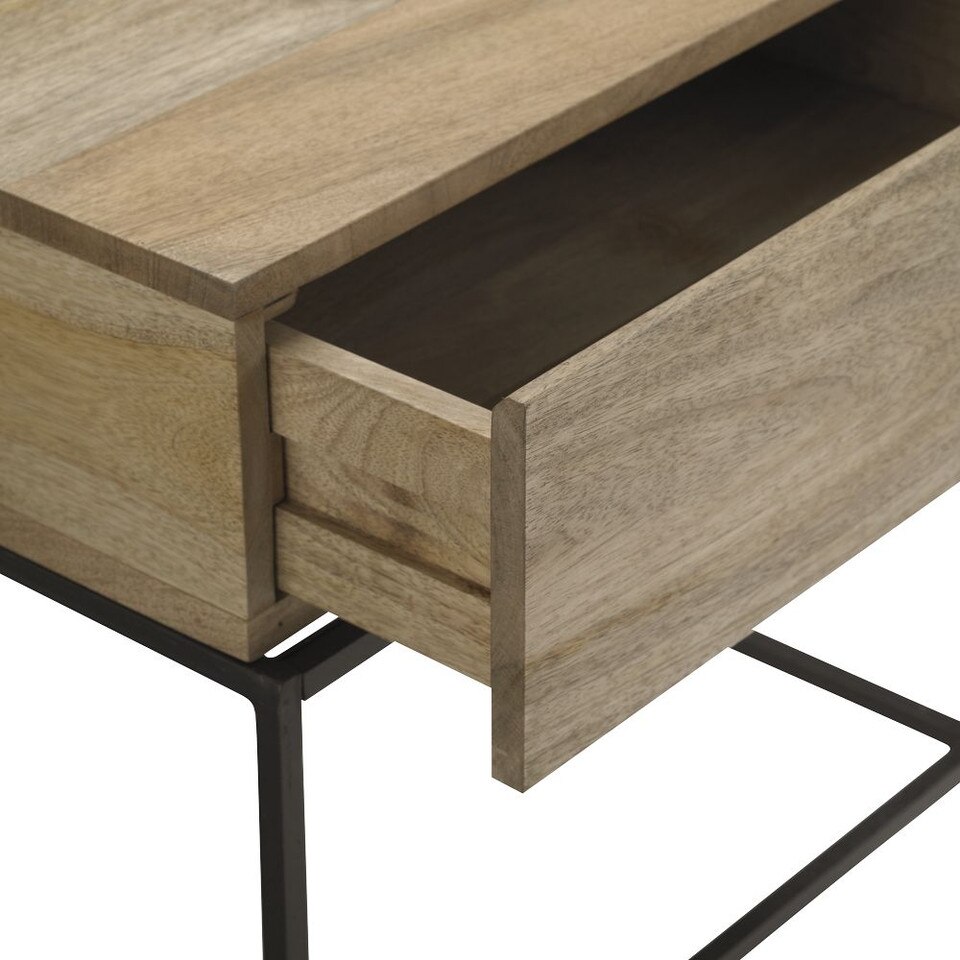 Industrial Storage Side Table