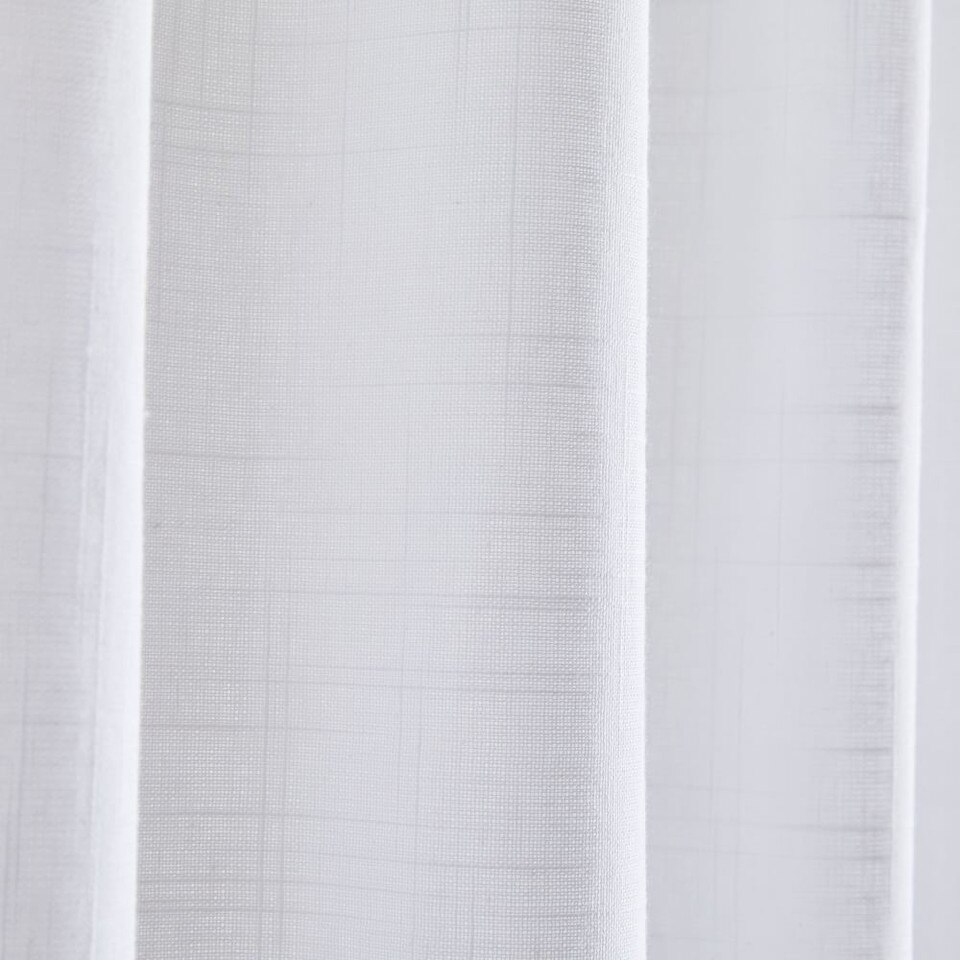 Sheer Crosshatch Curtains (Set of 2)