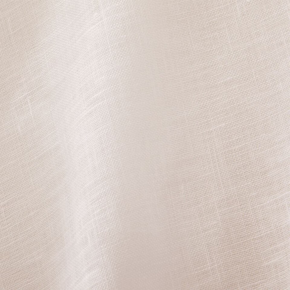 Sheer European Flax Linen Curtain - Dusty Blush