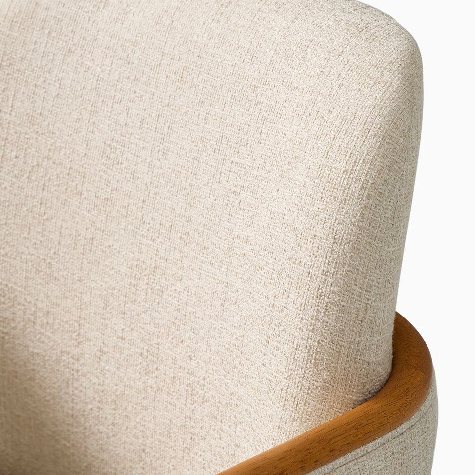 Show Wood Swivel Office Chair