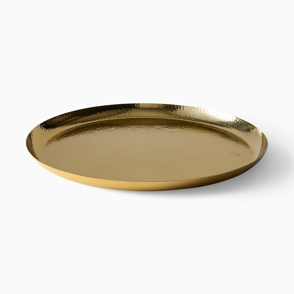 Hammered Metal Charger
