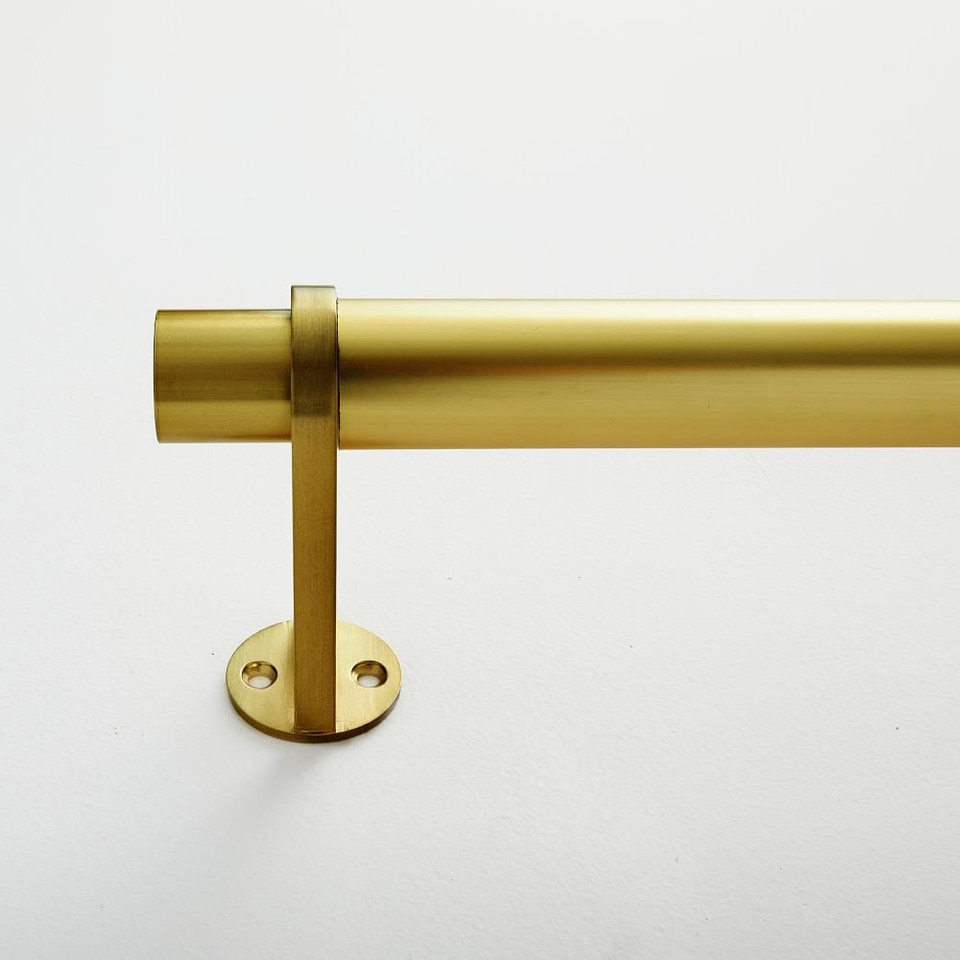 Simple Metal Rod - Antique Brass