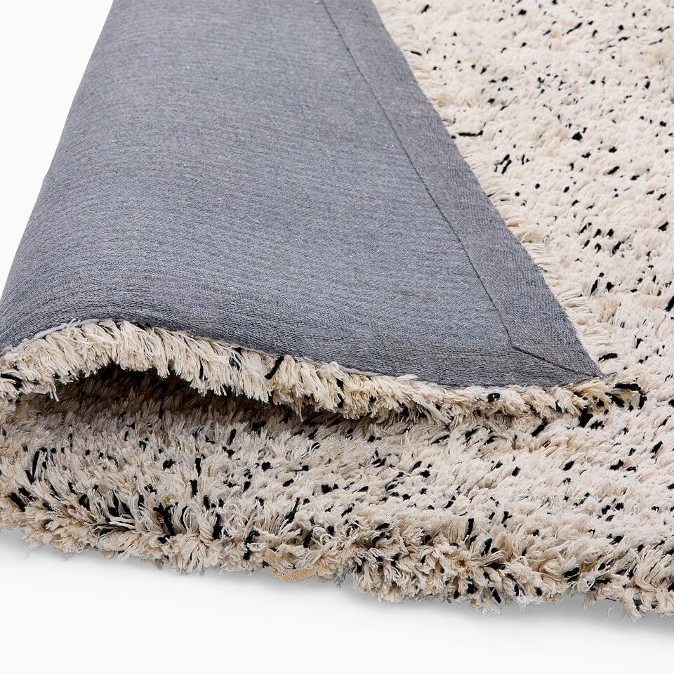Soft Speckle Low-Shed Shag Rug