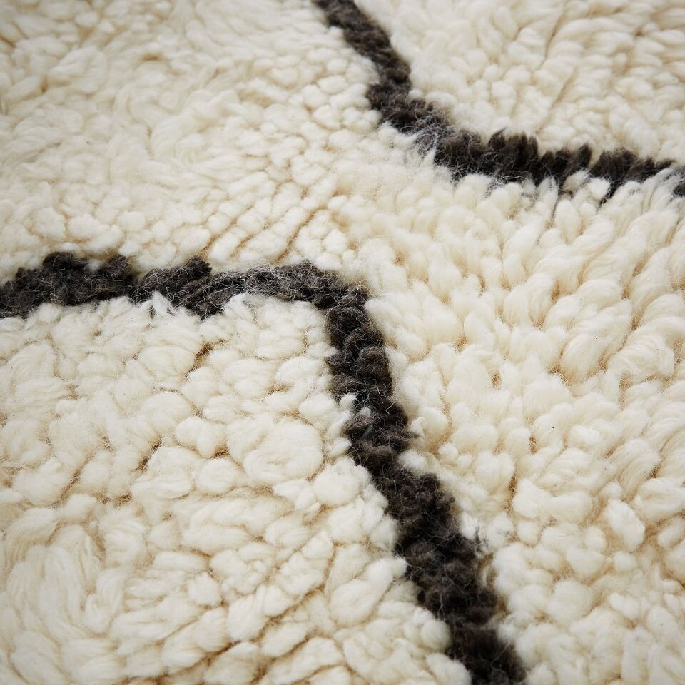 Souk Round Rug - Ivory/Graphite