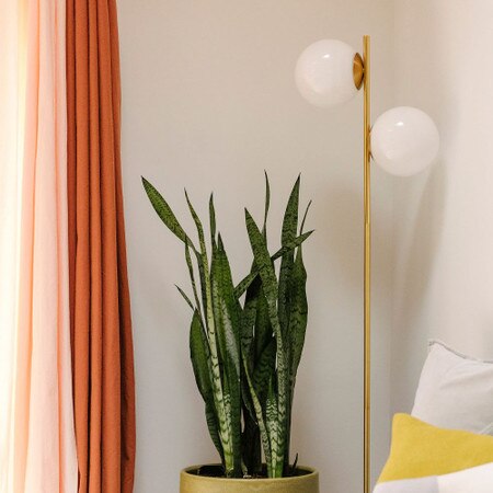 Sphere Stem 2 Light Floor Lamp West Elm Australia Modern floor lamps add scale and drama to any room.