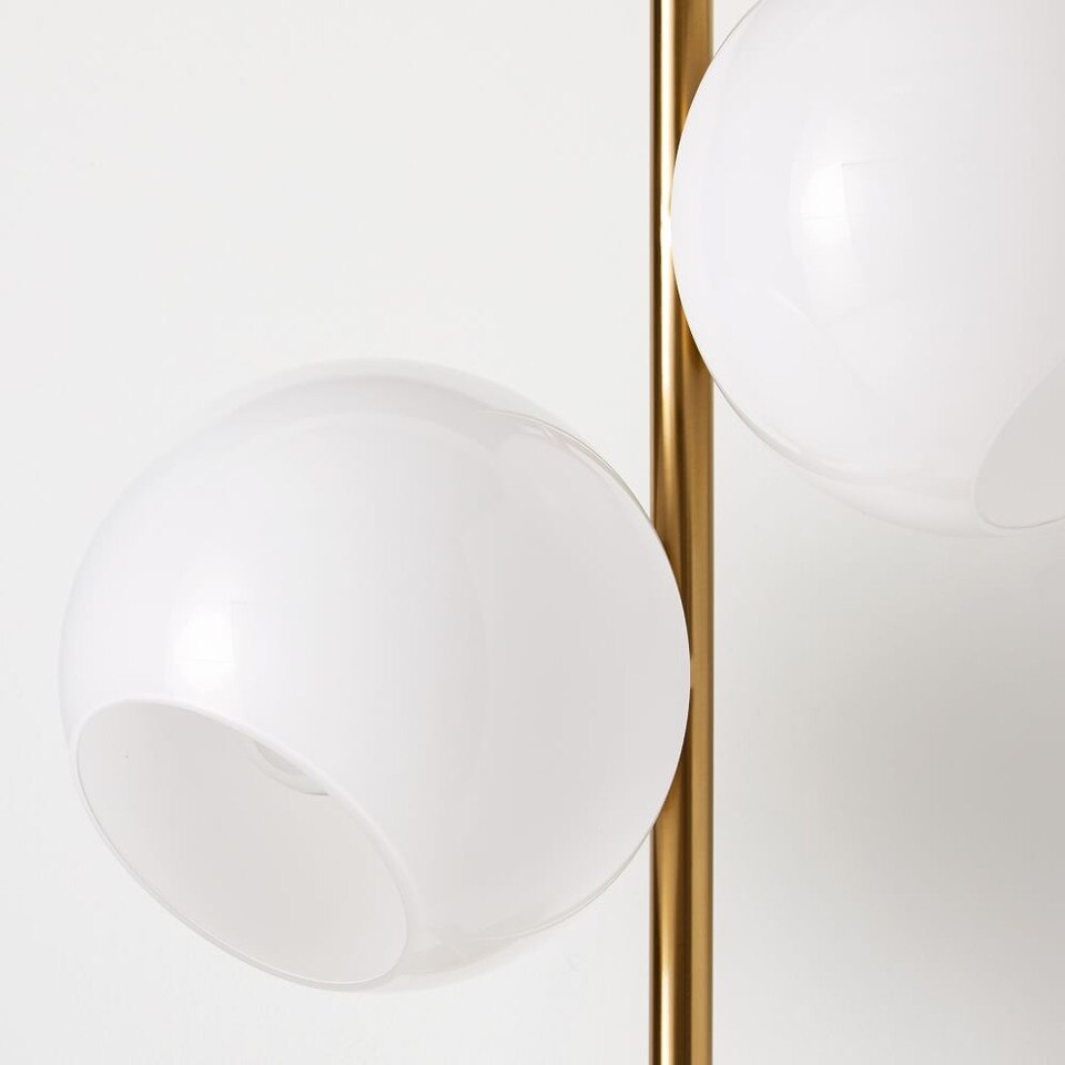 Staggered Glass 2-Light Plug-In Sconce