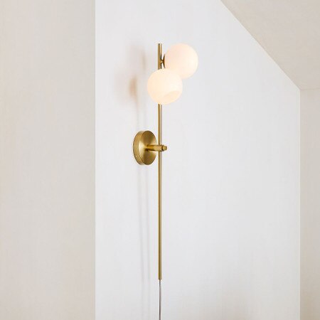 Staggered Glass 2-Light Plug-In Sconce West Elm Australia