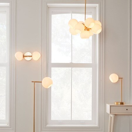Staggered Glass Floor Lamp West Elm Australia West elm overarching floor lamp.