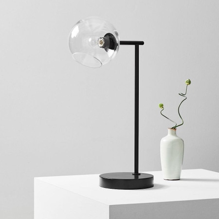 Staggered Glass Table Lamp Usb Dark Bronze West Elm Australia