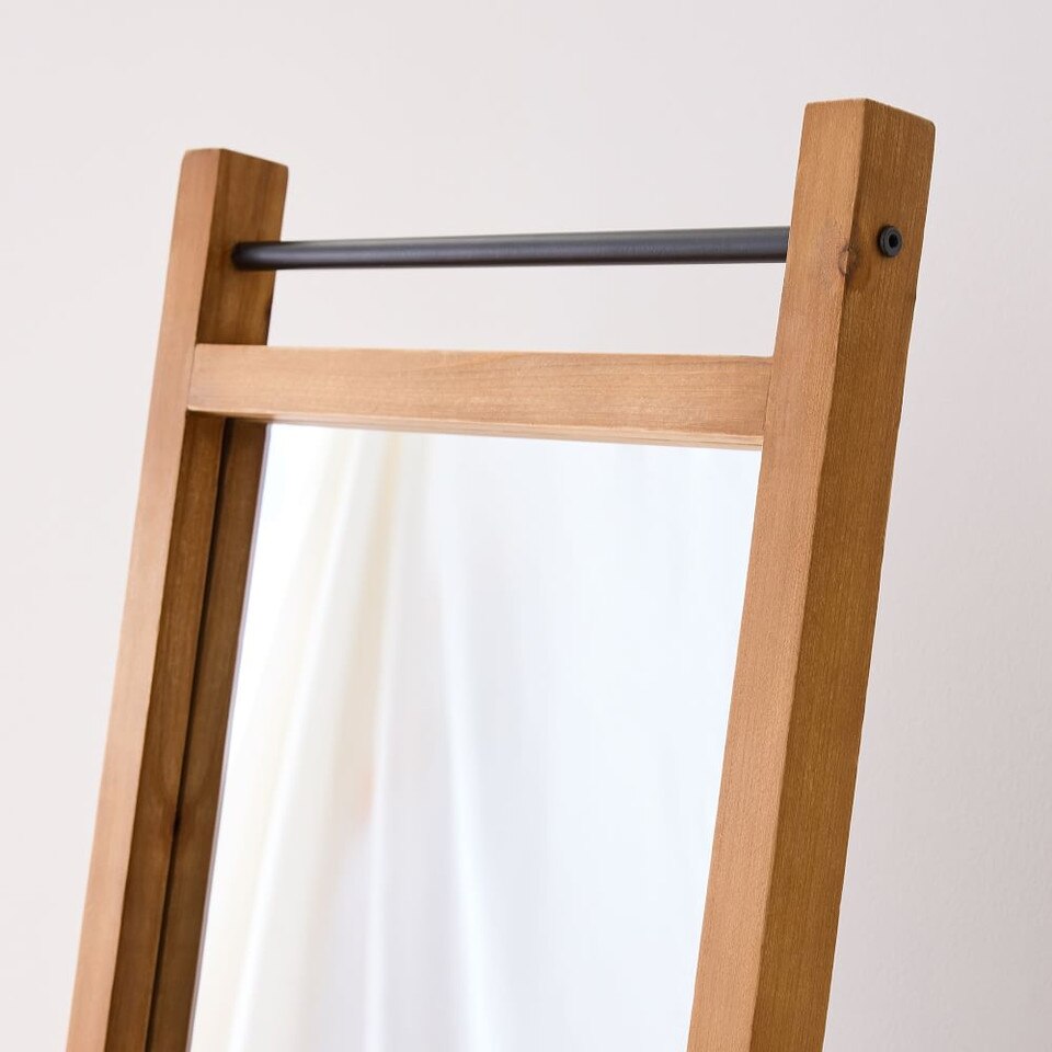Standing Wood Mirror