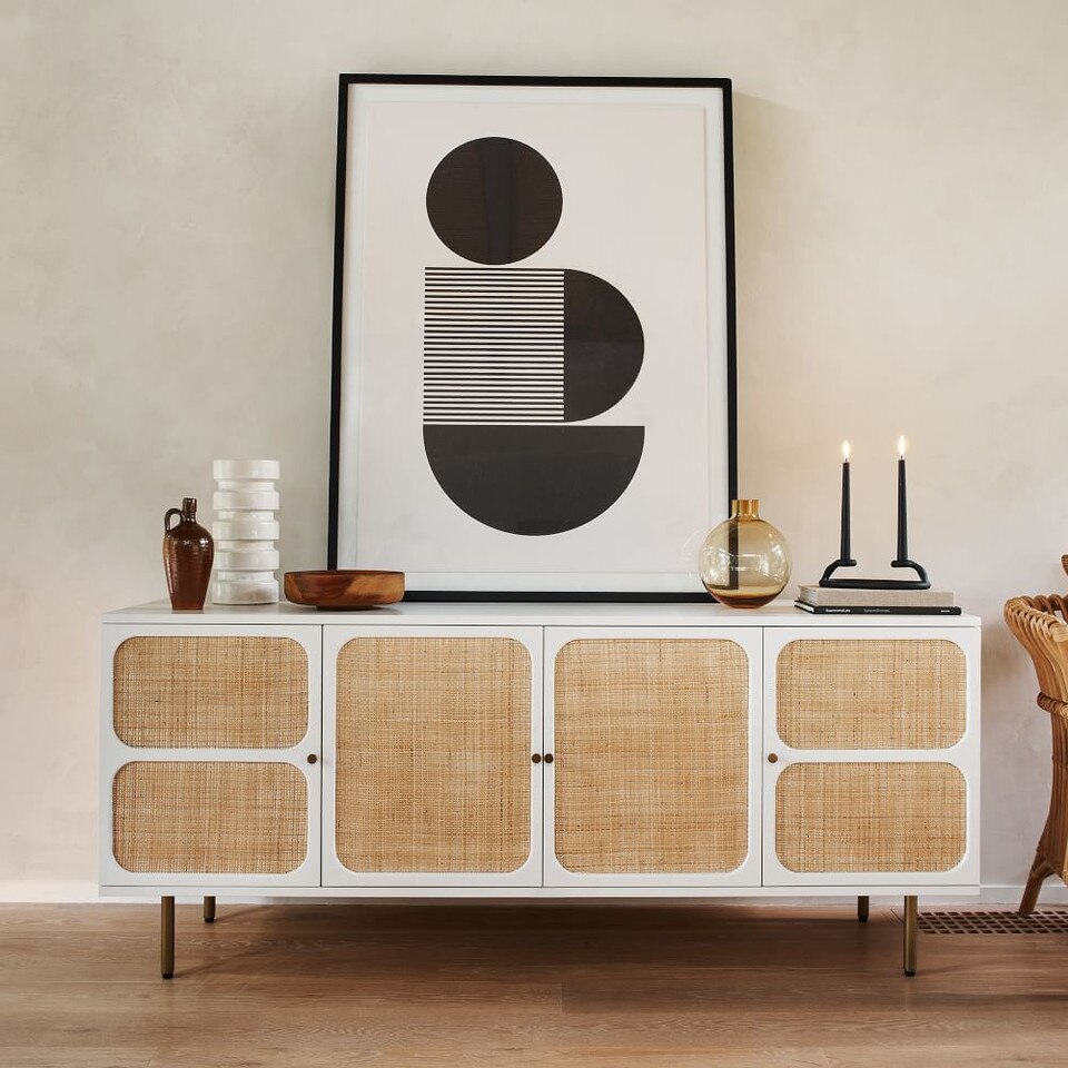 Stepped Form Ceramic Vases