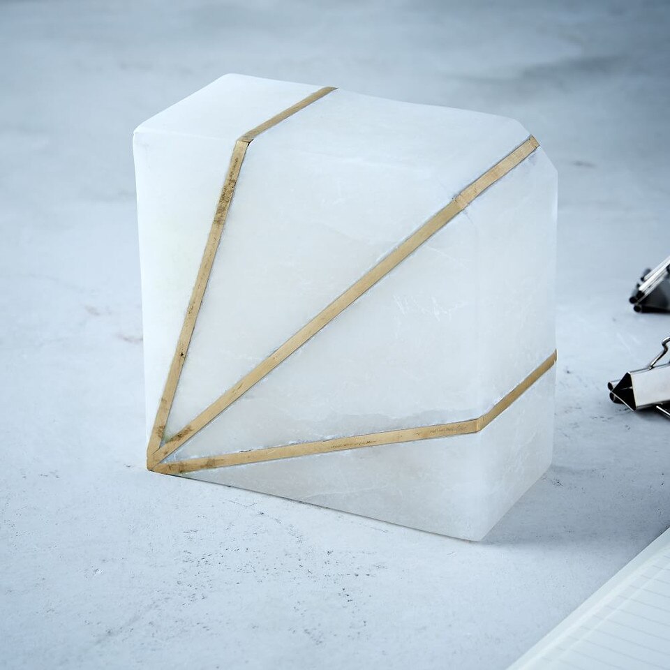 Stone Bookend - Alabaster
