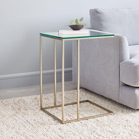 Streamline C Side Table Glass West Elm Australia