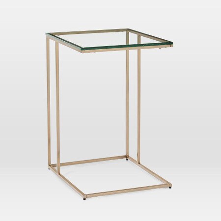 Streamline C Side Table Glass West Elm Australia