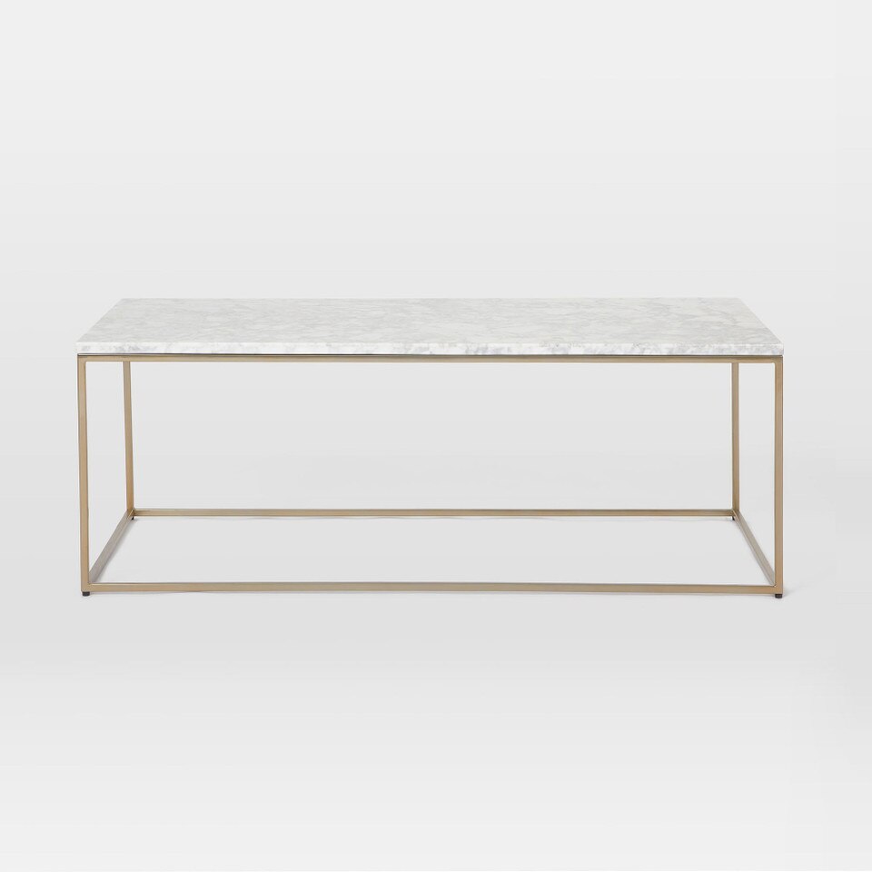 Streamline Marble Rectangle Coffee Table (112 cm x 61 cm)