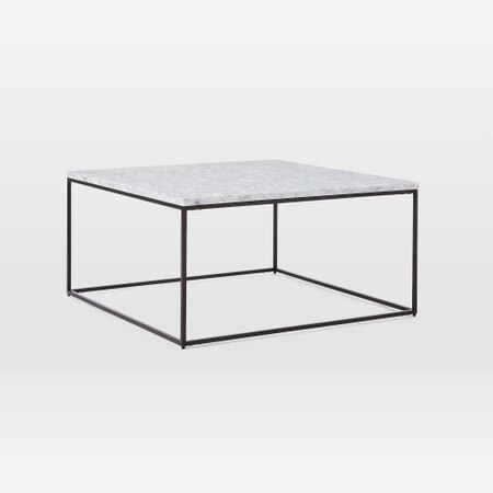 Streamline Square Coffee Table Marble West Elm Australia Streamline Square Coffee Table Marble, Square Glass Side Table Australia