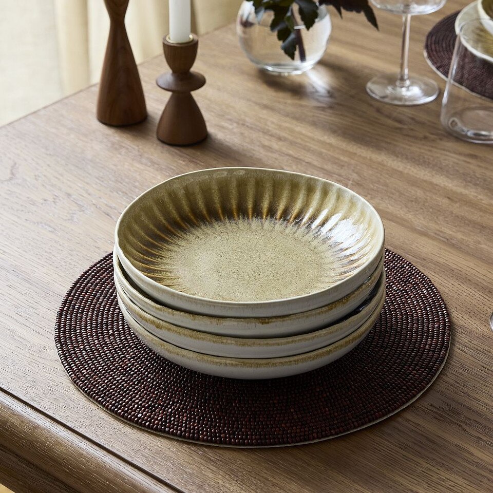 Suvi Stoneware Pasta Bowls