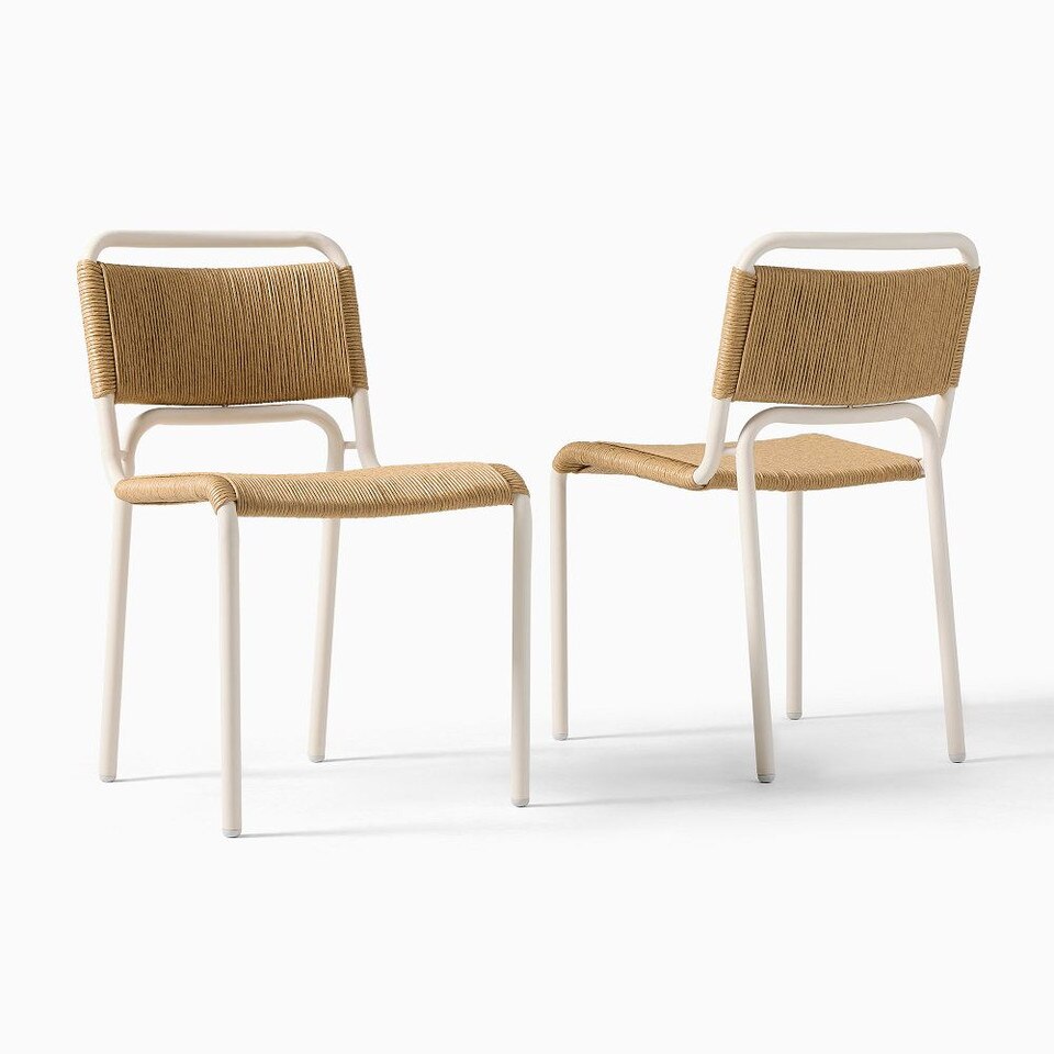 Sydney Outdoor Stacking Dining Chair (Set of 2)